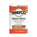 Watco Transparent Satin Wax Oil-Based Finishing Wax 1 qt 67041